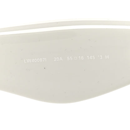 Loewe Acetate Inflated Cat-Eye Sunglasses LW40097I White 6 of 7