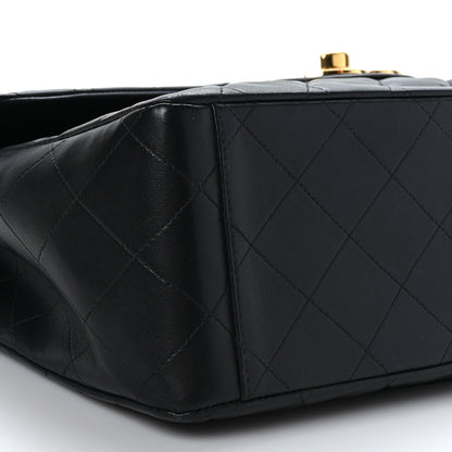Chanel Lambskin Quilted XL Jumbo Single Flap Black 8 of 10