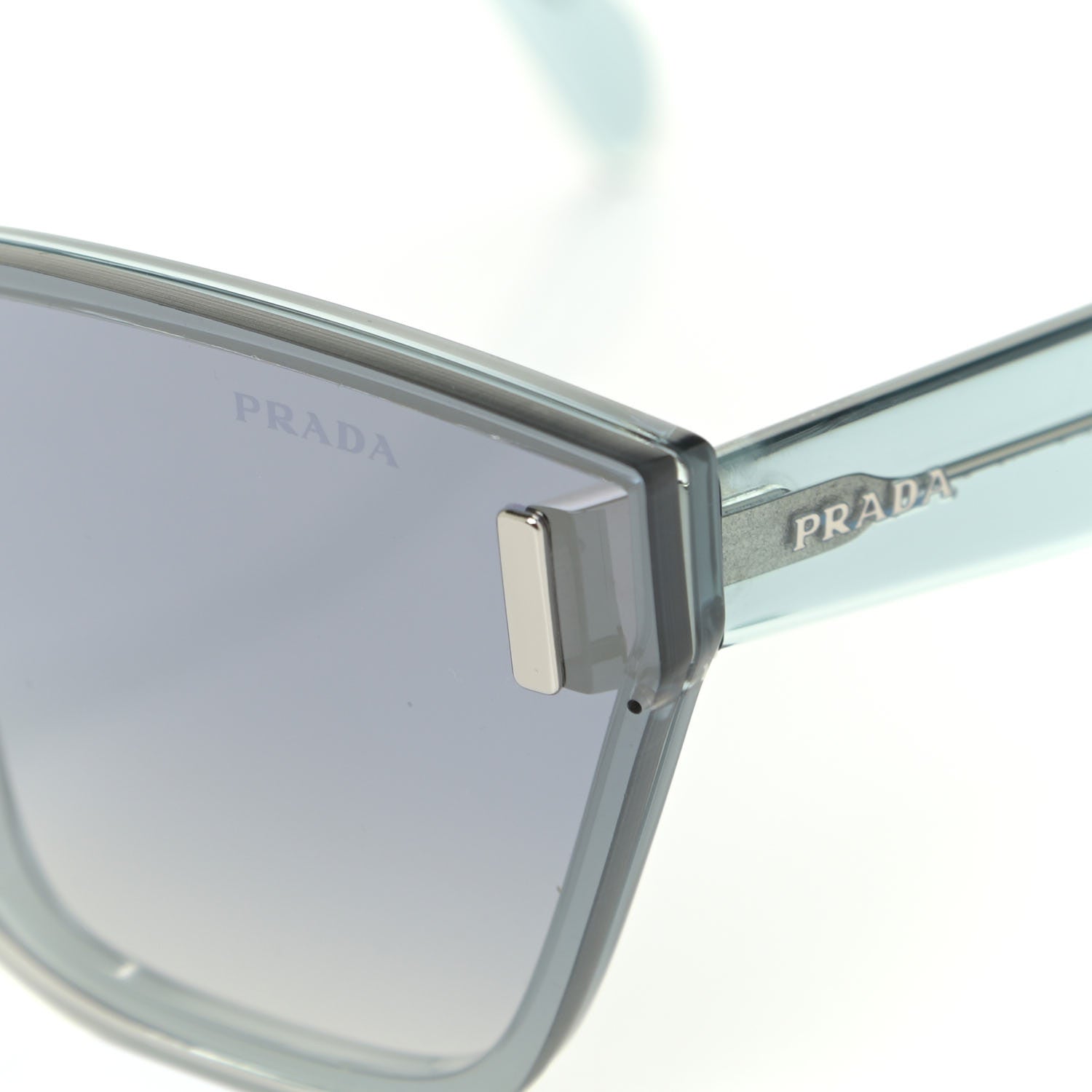 Prada Cat Eye Sunglasses SPR 16T Blue 7 of 9
