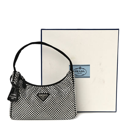 Prada Satin Crystal Mini Re-Edition 2000 Bag Cristal 13 of 13