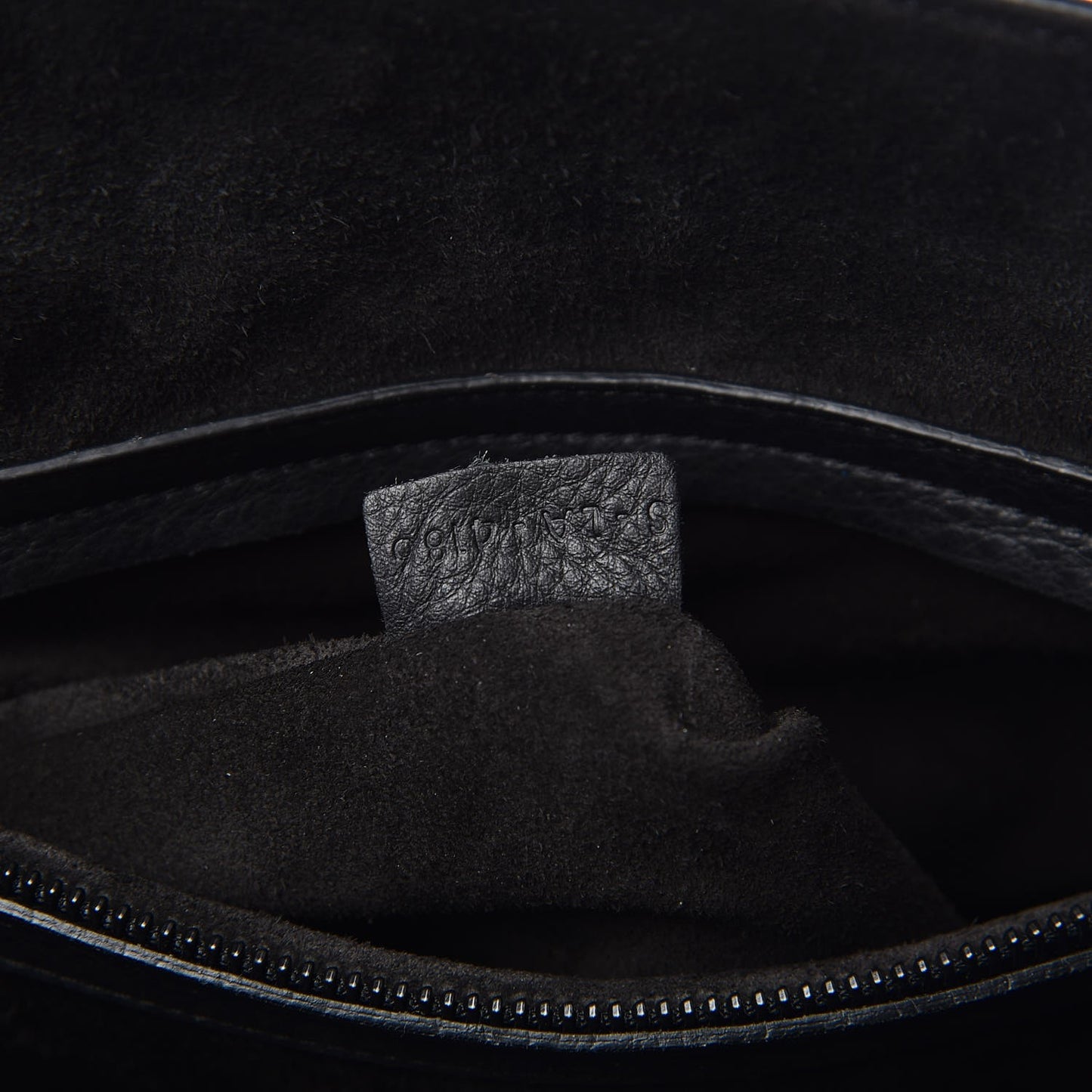 Supple Calfskin Medium Phantom Luggage Black