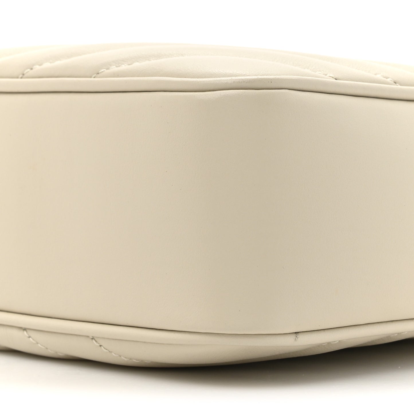 Calfskin Matelasse Monogram Lou Camera Bag Crema Soft