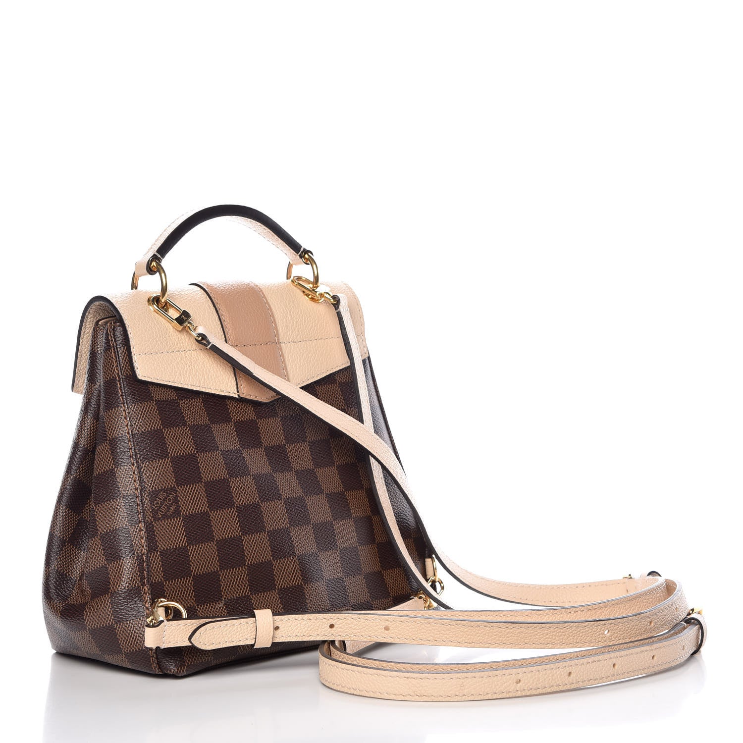 Louis Vuitton Damier Ebene Clapton Backpack Creme 3 of 9