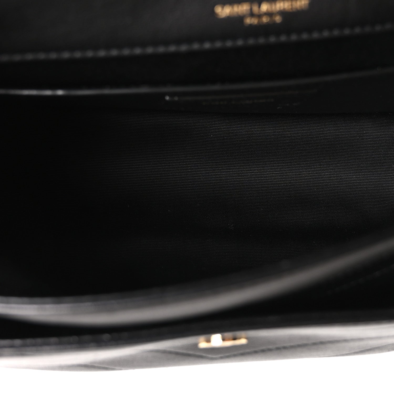 Saint Laurent Lambskin Matelasse Monogram Baby Niki Chain Satchel Black 5 of 10