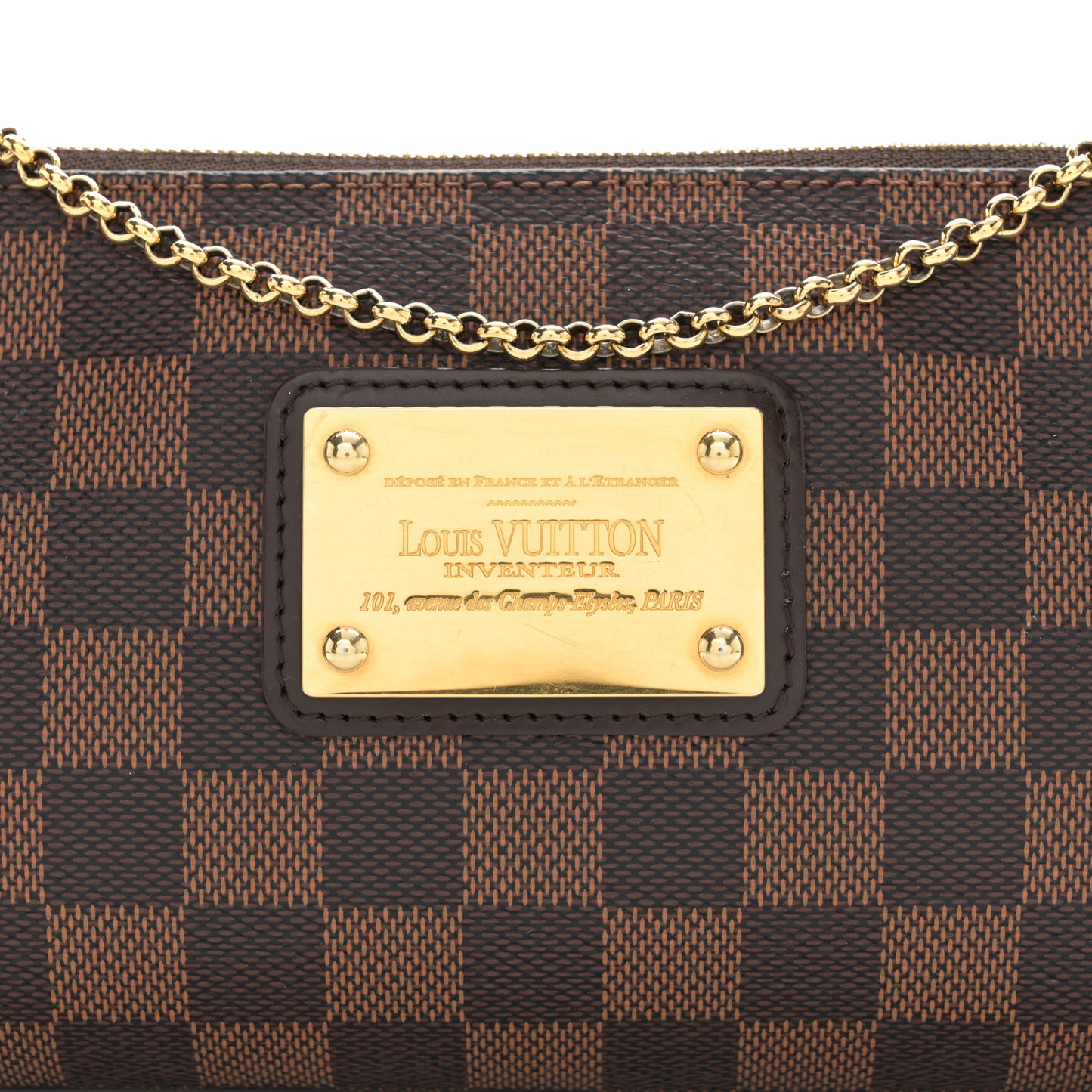 Damier Ebene Eva Clutch