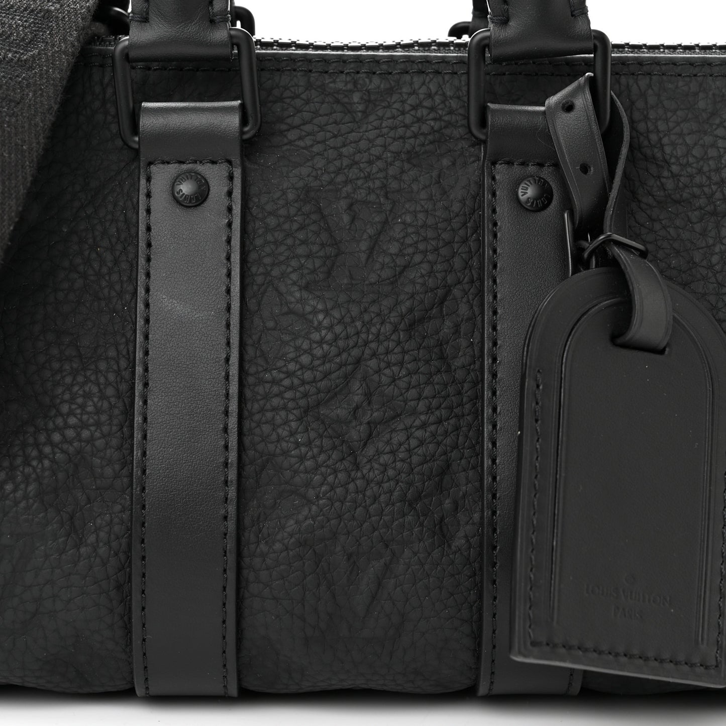 Monogram Taurillon Keepall Bandouliere 25 Black