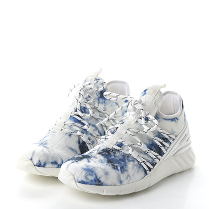 Louis Vuitton Denim Rubber Monogram Fastlane Low Sneakers 8 Marine 3 of 7