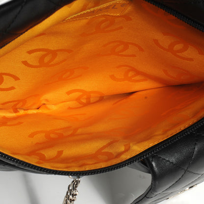 Chanel Calfskin Quilted Cambon Multipocket Shoulder Bag Black 5 of 8
