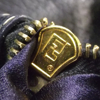 Fendi Leather Baguette Navy 8 of 11