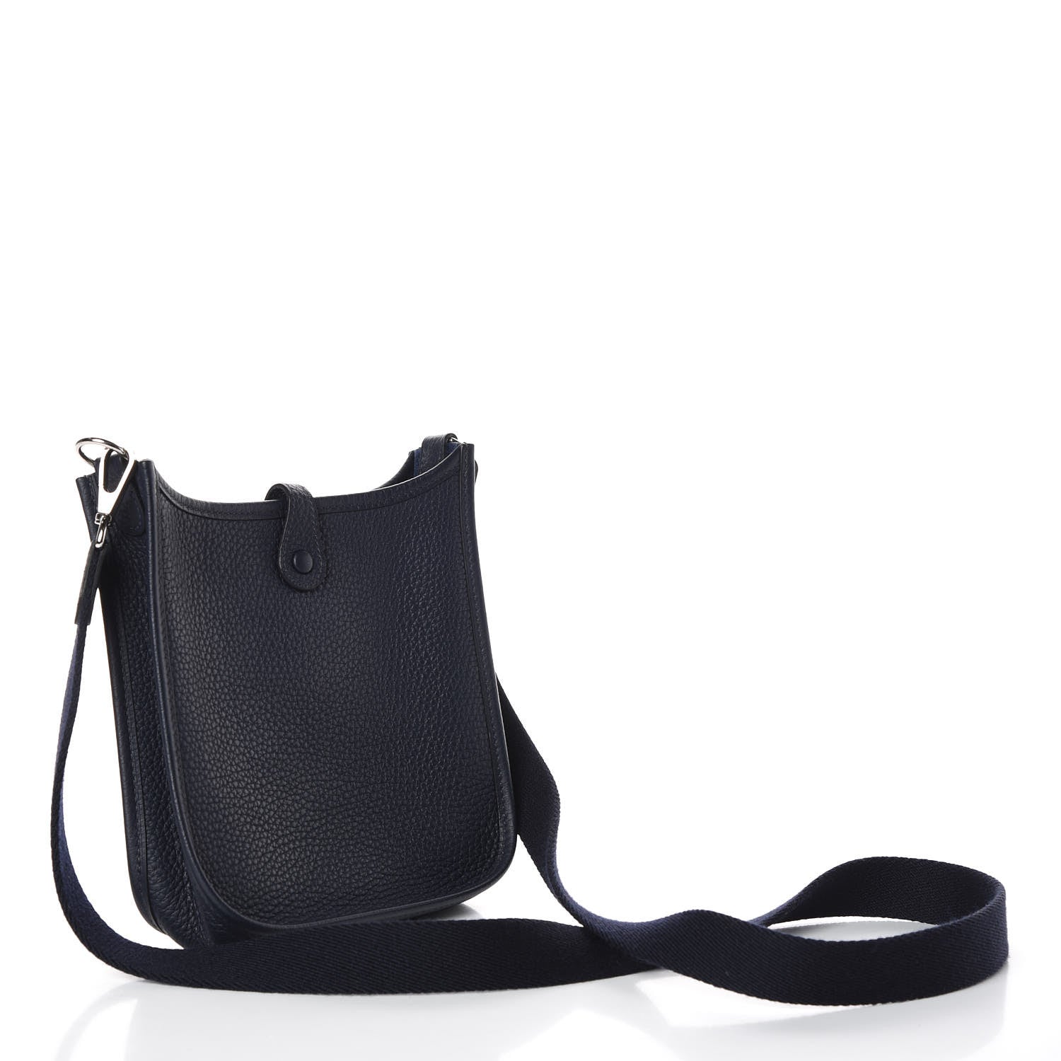 Hermes Taurillon Clemence Evelyne TPM Bleu Nuit 3 of 7