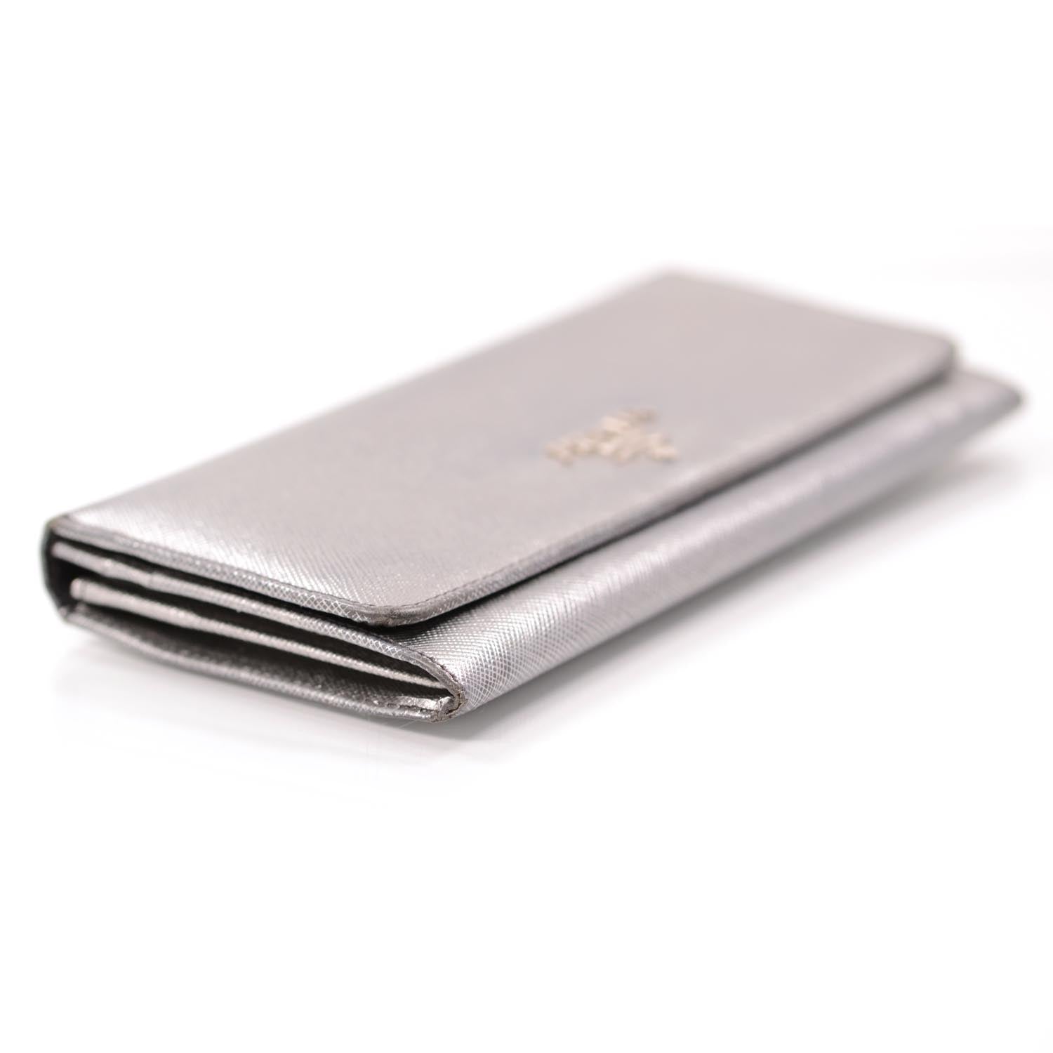 Prada Saffiano Continental Flap Wallet 4 of 7