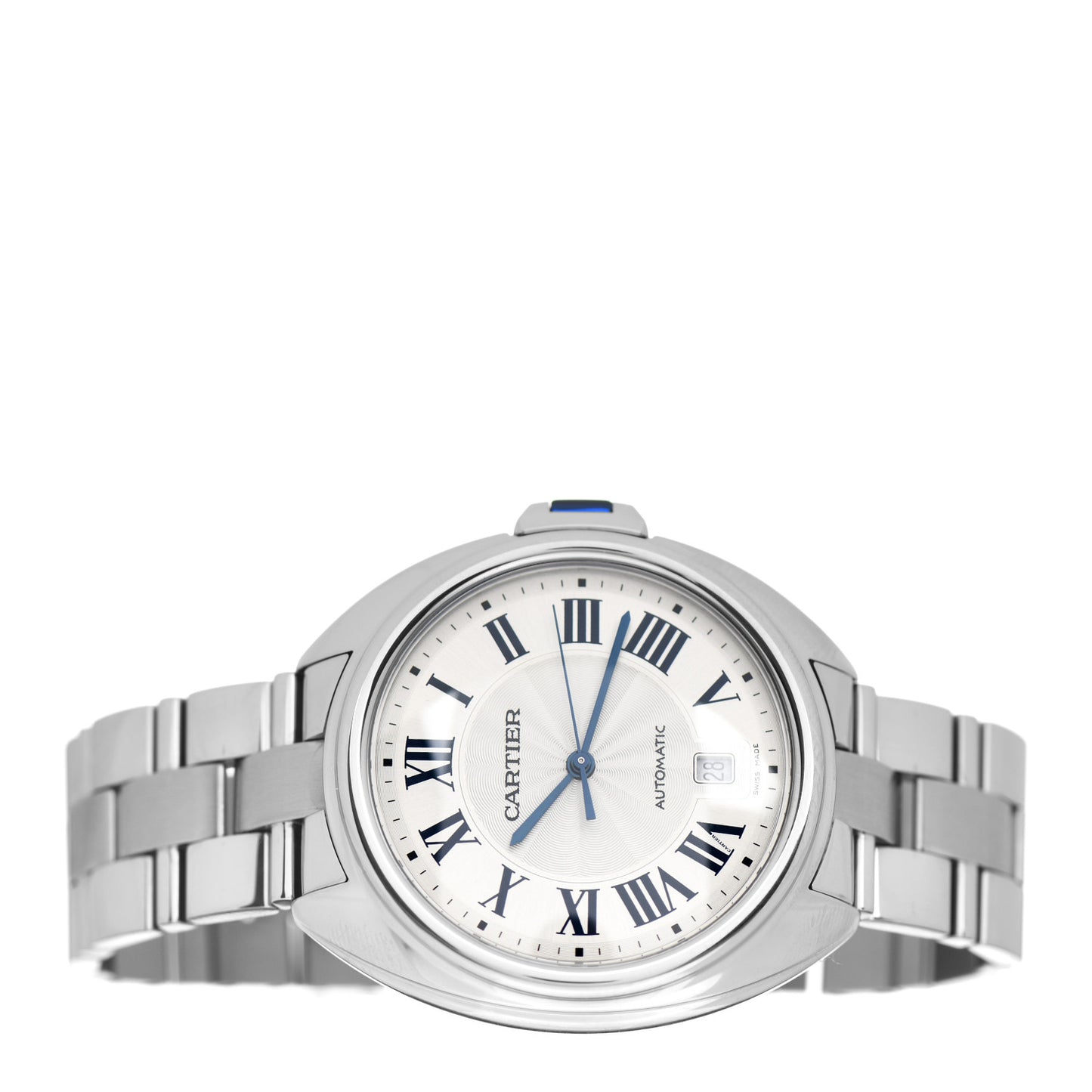 Stainless Steel 40mm Cle De Automatic Watch