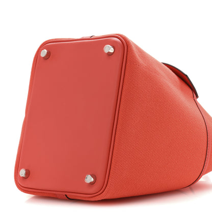 Hermes Toile Goeland Swift Cargo Picotin Lock 18 Orange Field 10 of 10