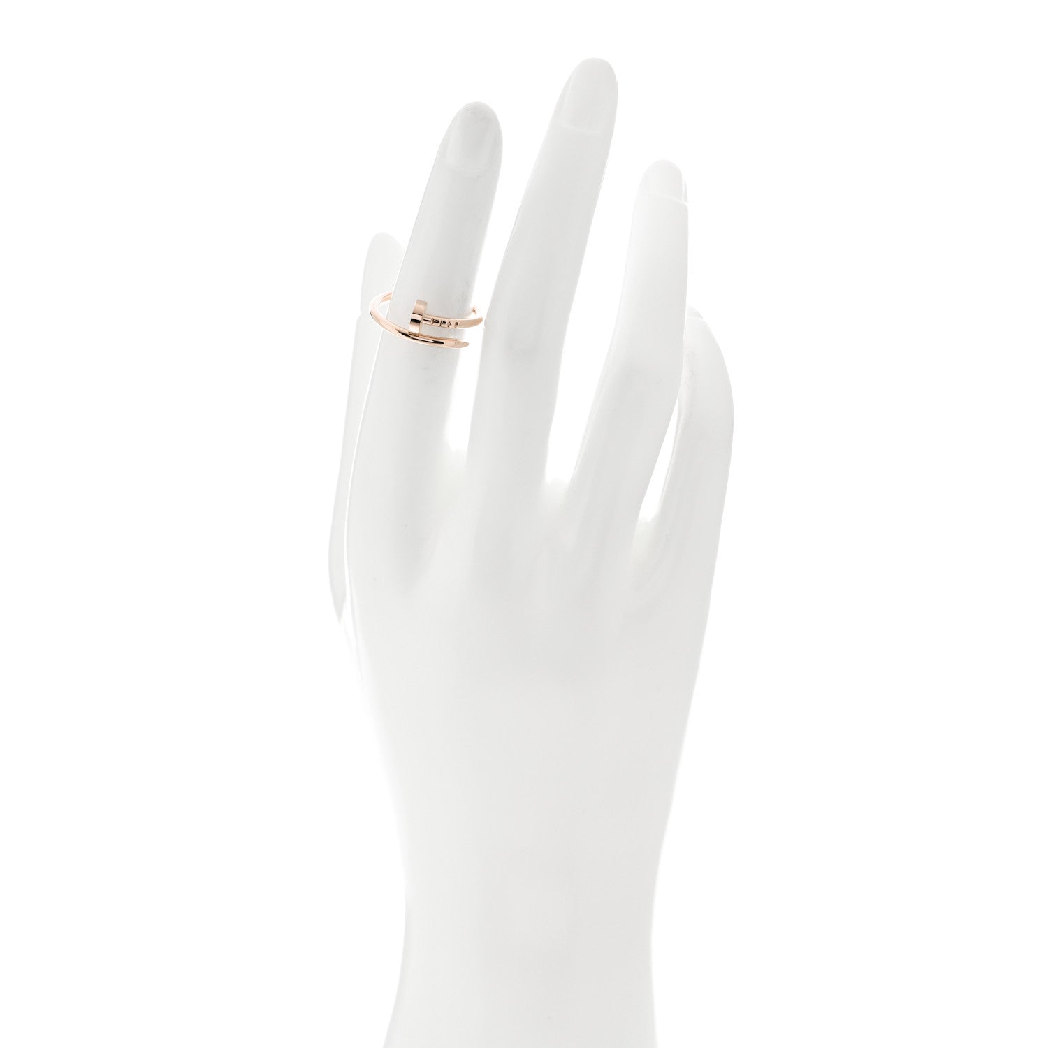 Cartier 18K Pink Gold Small Juste Un Clou Ring 51 5.75 2 of 5