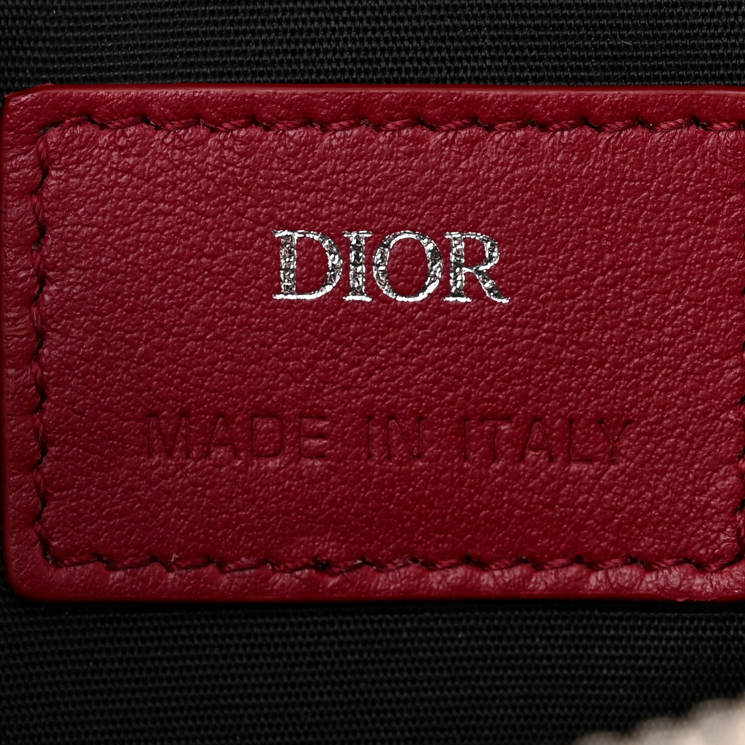 Christian Dior Calfskin Oblique Galaxy Perforated World Tour Messenger Pouch Red White 6 of 10