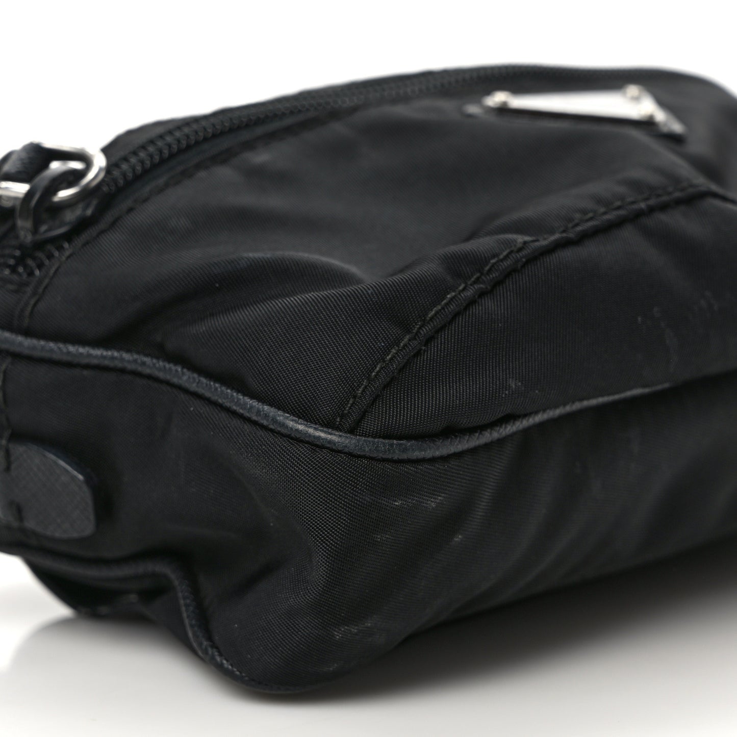 Tessuto Nylon Saffiano Belt Bag Black