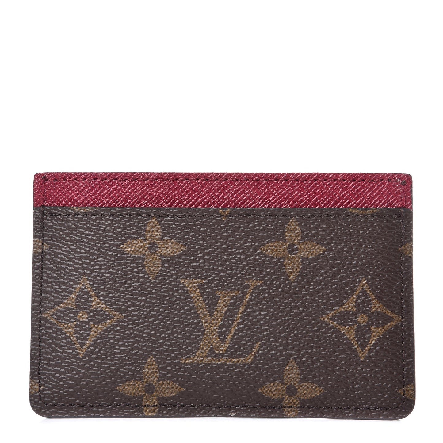 Monogram Card Holder Fuchsia