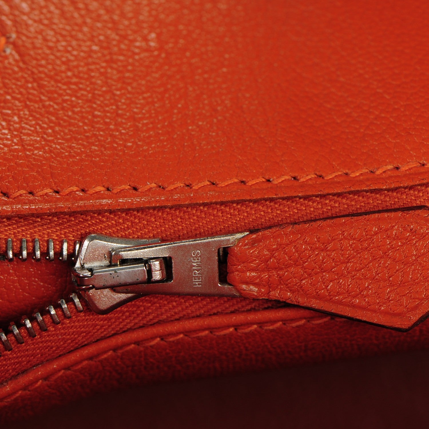 Hermes Chevre de Coromandel Birkin 30 Potiron 17 of 28