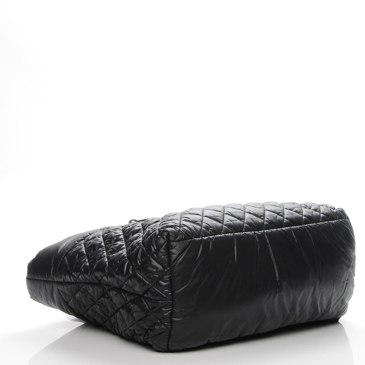 Chanel Nylon Quilted Large Coco Cocoon Tote Black 4 of 7