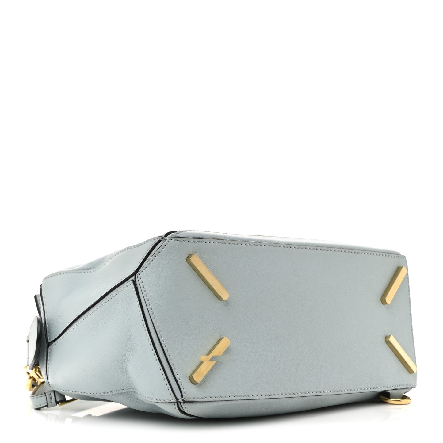 Calfskin Small Puzzle Bag Light Blue