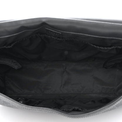 Gucci GG Supreme Monogram Web Messenger Diaper Bag Black Grey 6 of 17