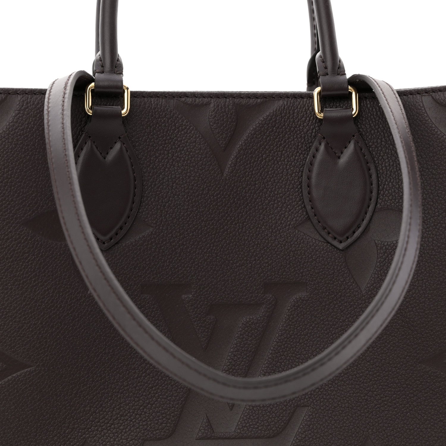 Louis Vuitton Empreinte Monogram Giant Onthego MM Chocolate 7 of 11