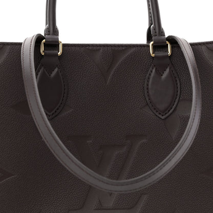 Louis Vuitton Empreinte Monogram Giant Onthego MM Chocolate 7 of 11