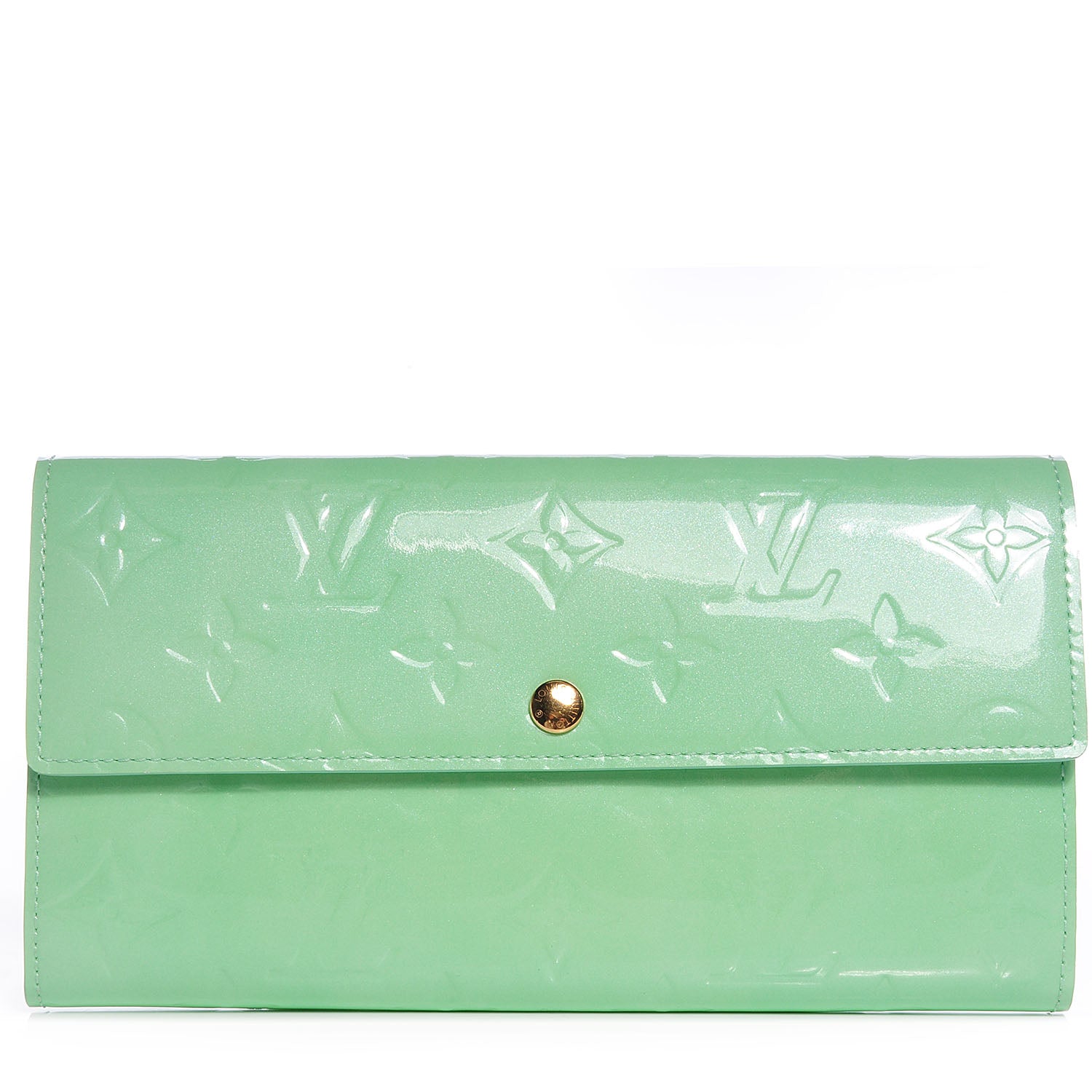 Louis Vuitton Vernis Sarah Wallet Peppermint 1 of 7