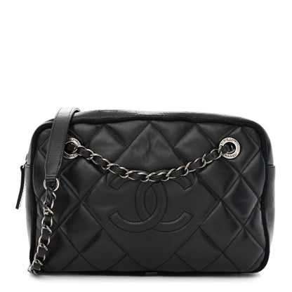 Chanel Calfskin Quilted Small Ballerine Camera Case Black 1 of 18