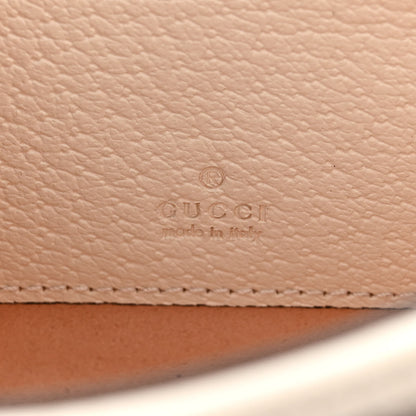 Gucci GG Supreme Monogram Berry Textured Dollar Calfskin Mini Padlock Top Handle Shoulder Bag Beige Ebony Light Copper Mystic White 6 of 11