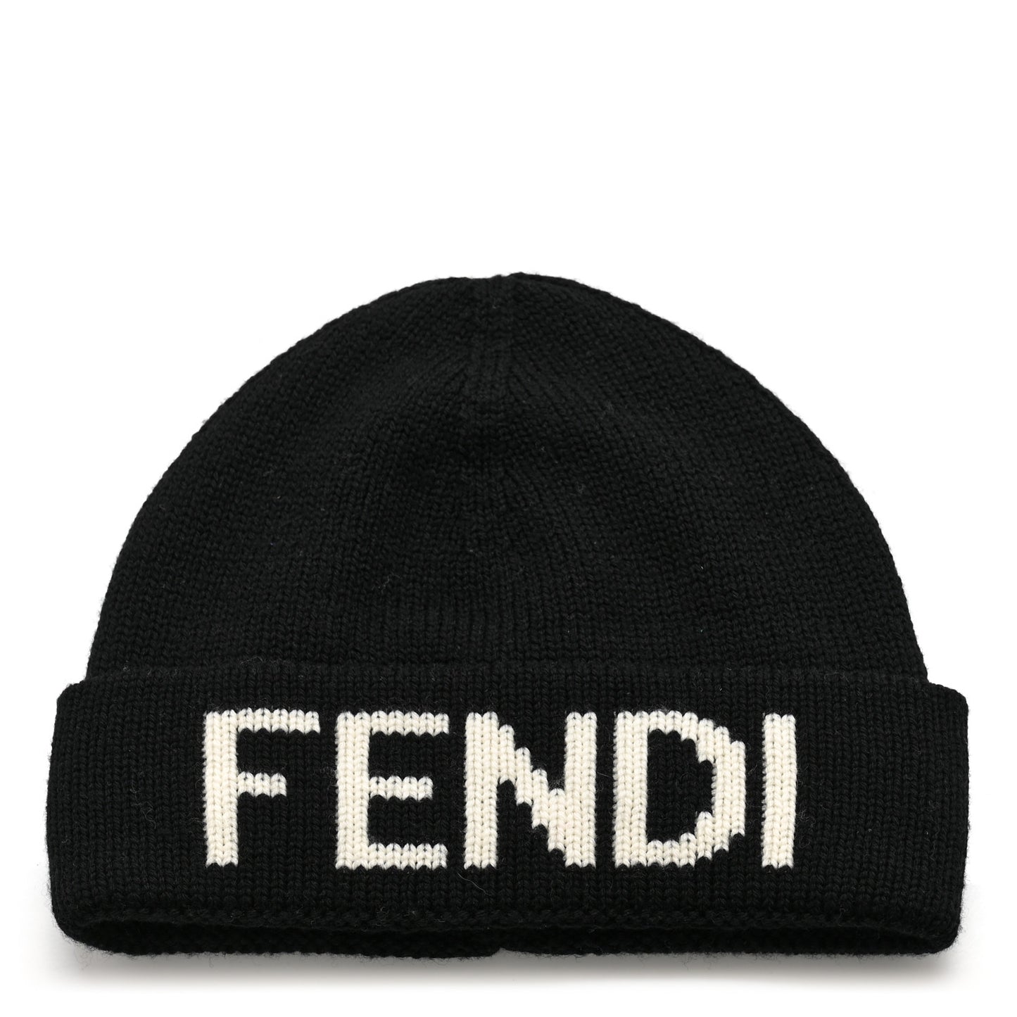Wool Logo Beanie Black