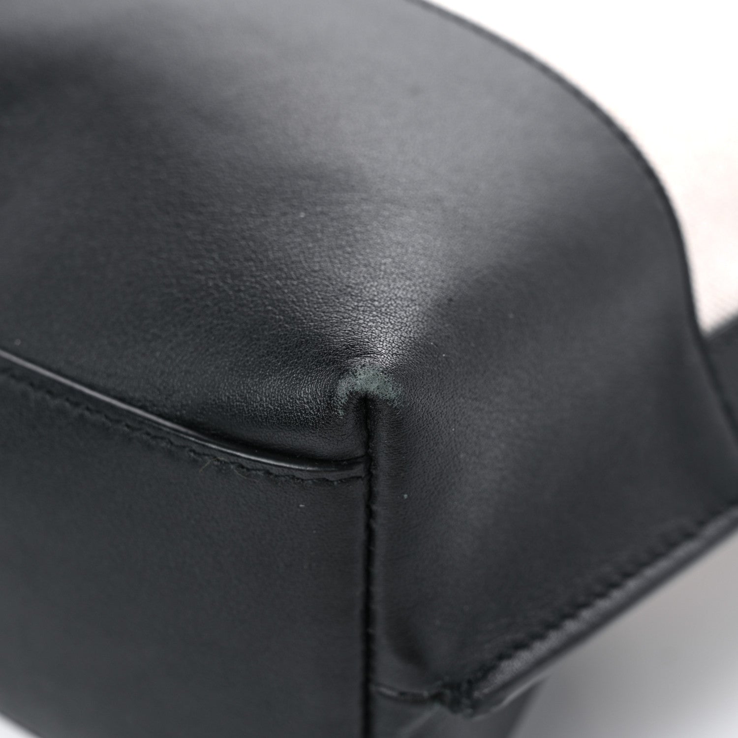 Saint Laurent Canvas Calfskin Tag Hobo White Black 12 of 13