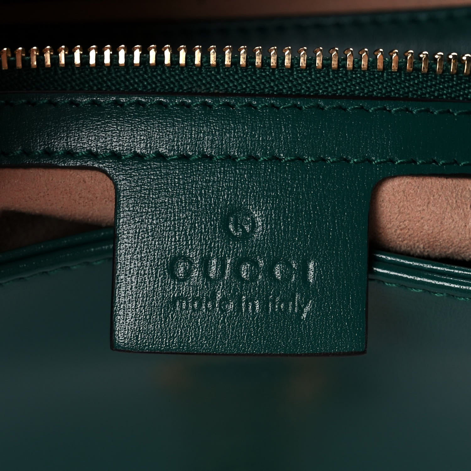 Gucci Boarded Dyana Lux Calfskin Small Jackie 1961 Hobo Emerald 6 of 12