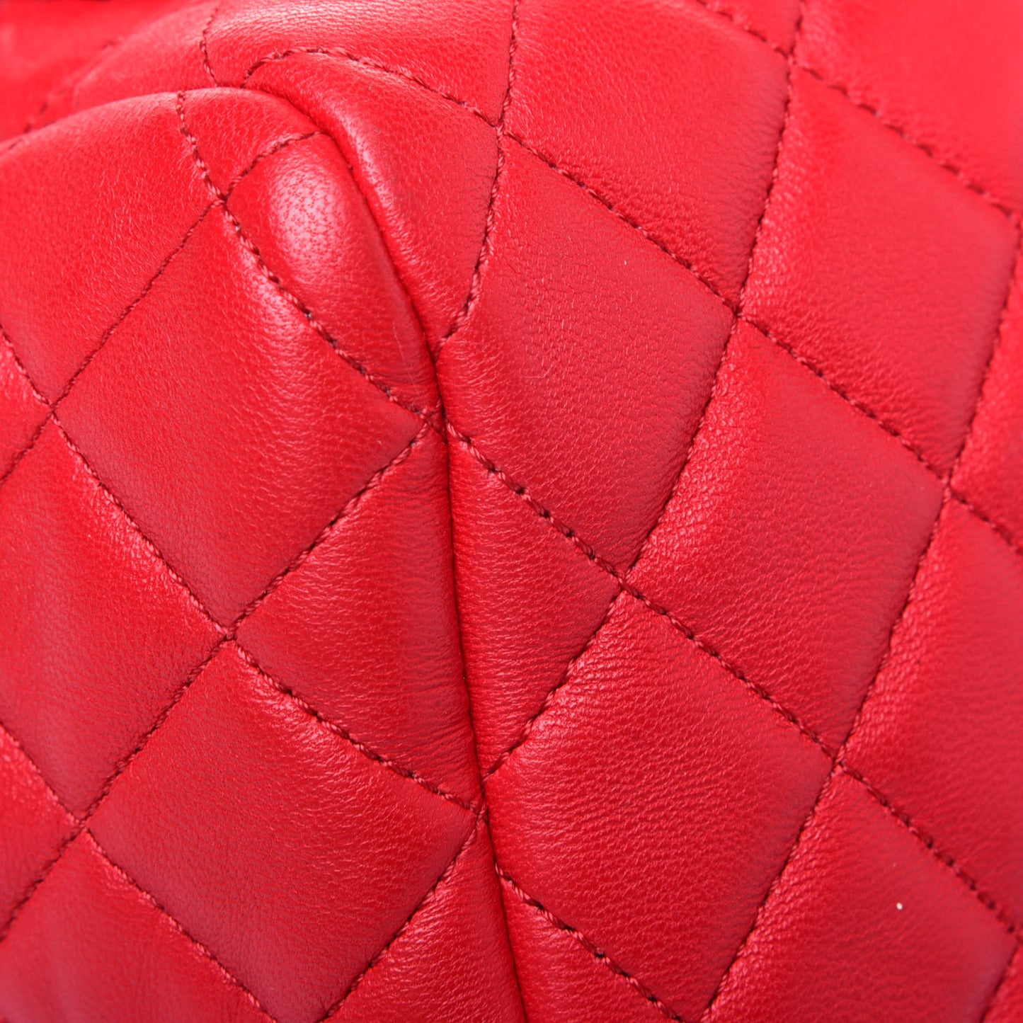 Lambskin Quilted Large Urban Spirit Backpack Red