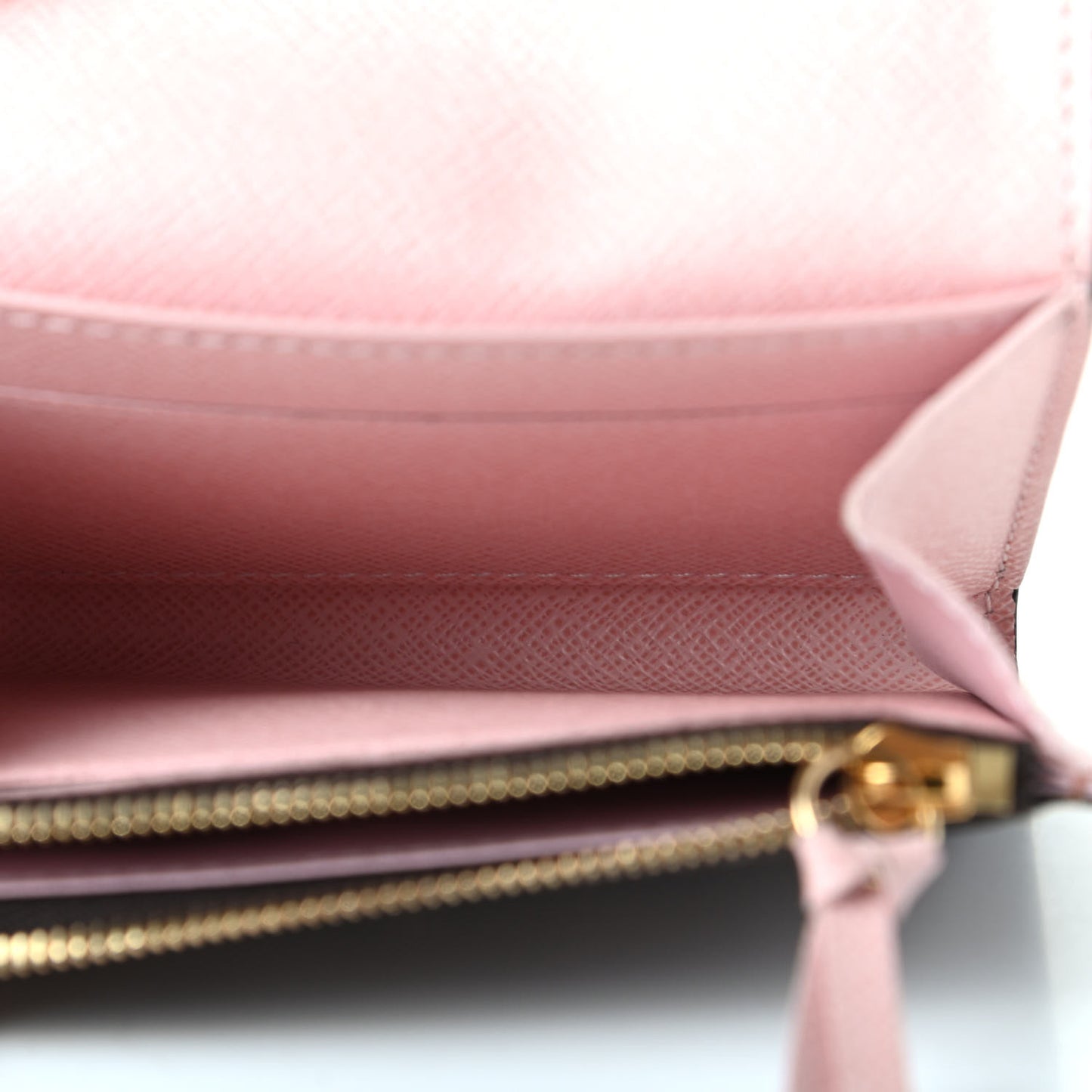 Damier Ebene Rosalie Coin Purse Rose Ballerine