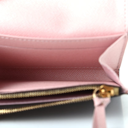 Louis Vuitton Damier Ebene Rosalie Coin Purse Rose Ballerine 5 of 7