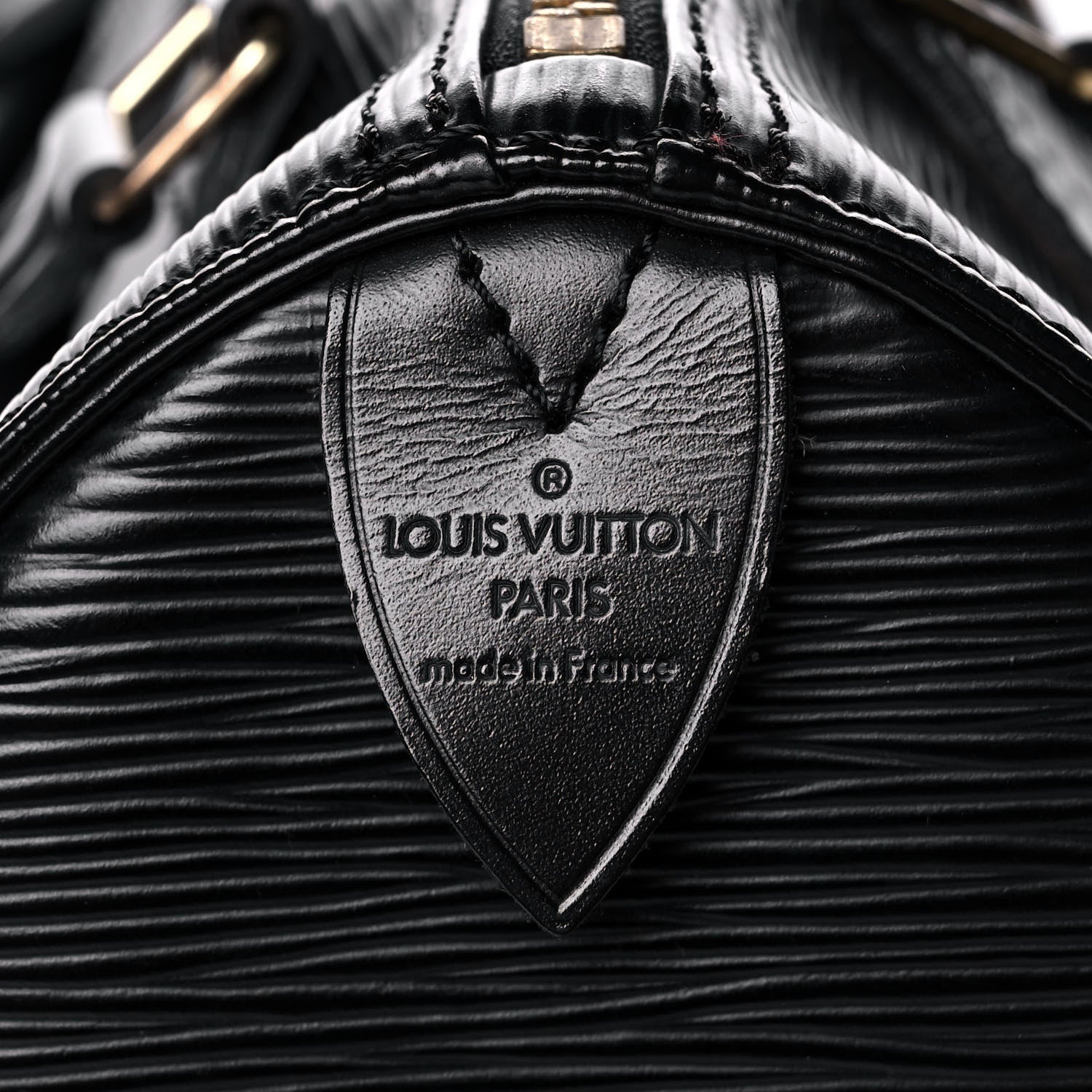 Louis Vuitton Epi Speedy 25 Black 7 of 12