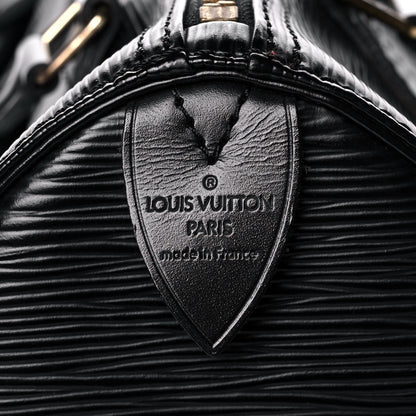Louis Vuitton Epi Speedy 25 Black 7 of 12