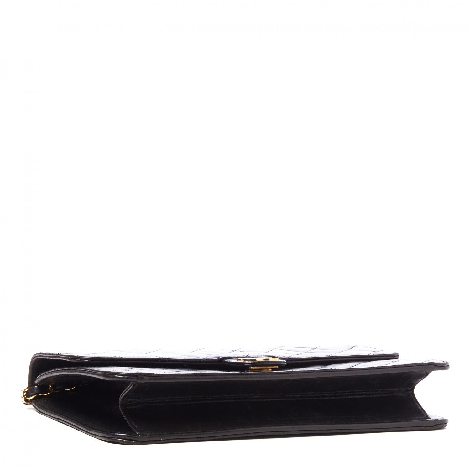 Chanel Lambskin Quilted Medium Single Flap Black 3 of 9