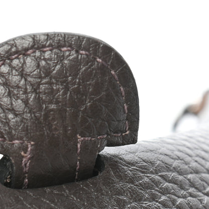 Hermes Taurillon Clemence Evelyne III PM Chocolate 7 of 9