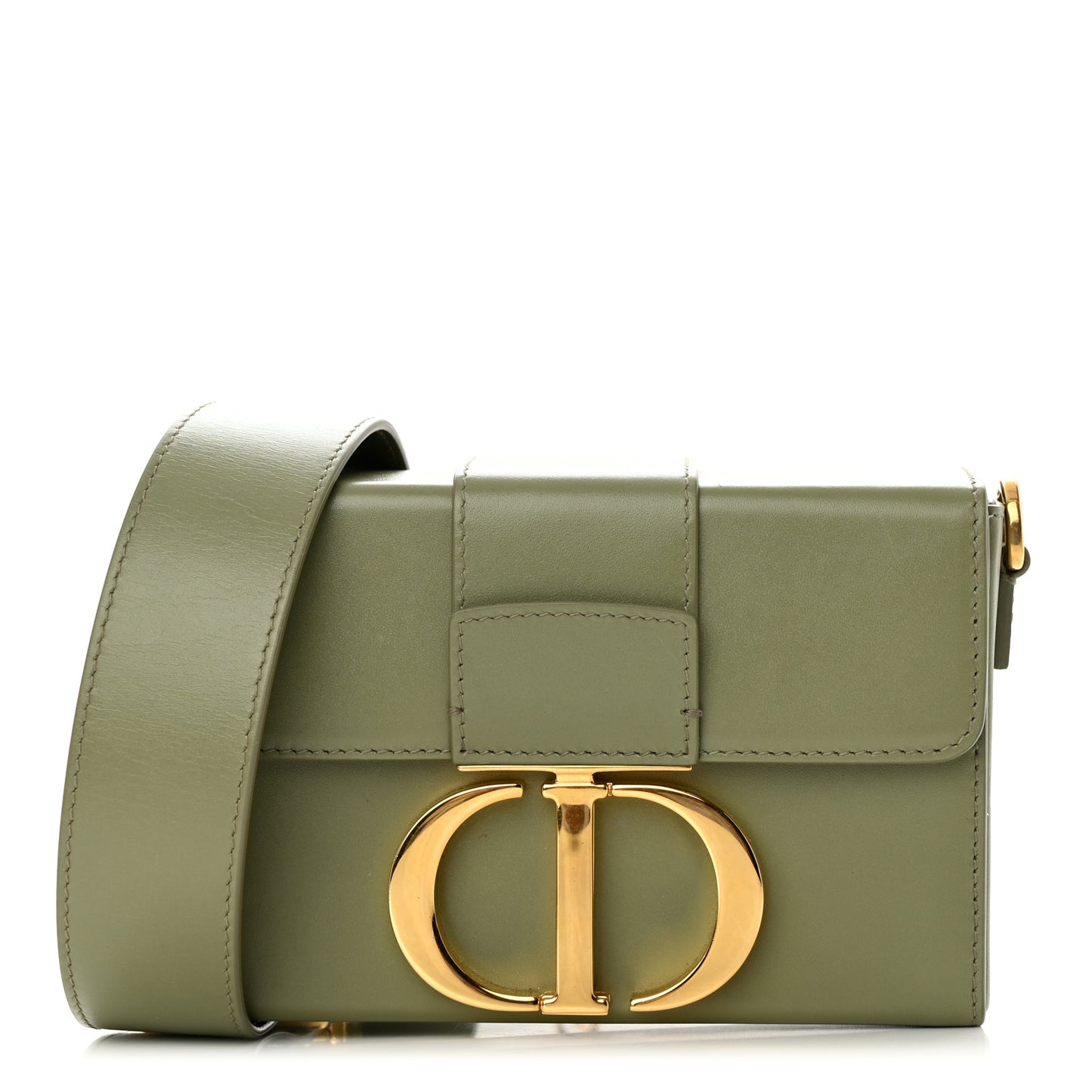 Box Calfskin 30 Montaigne Box Bag Mint Green
