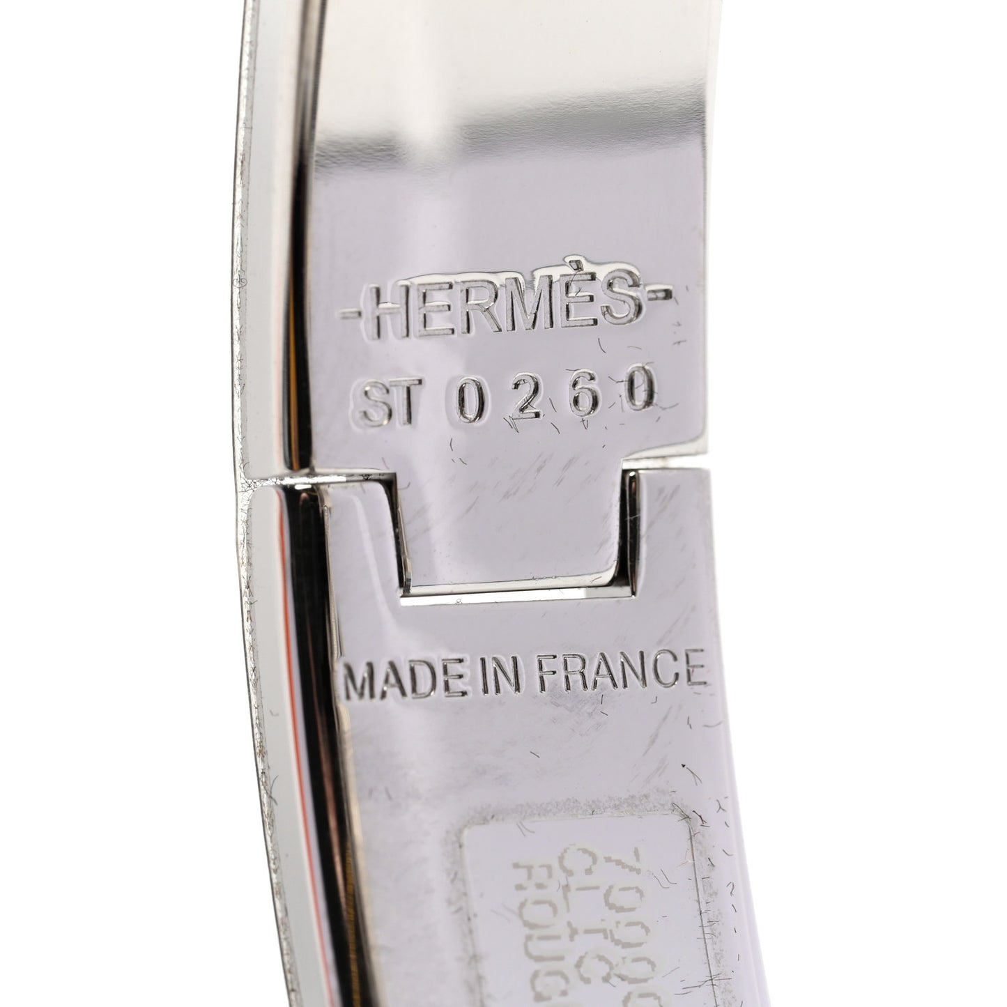 Enamel Narrow Clic Clac H Bracelet PM Rouge