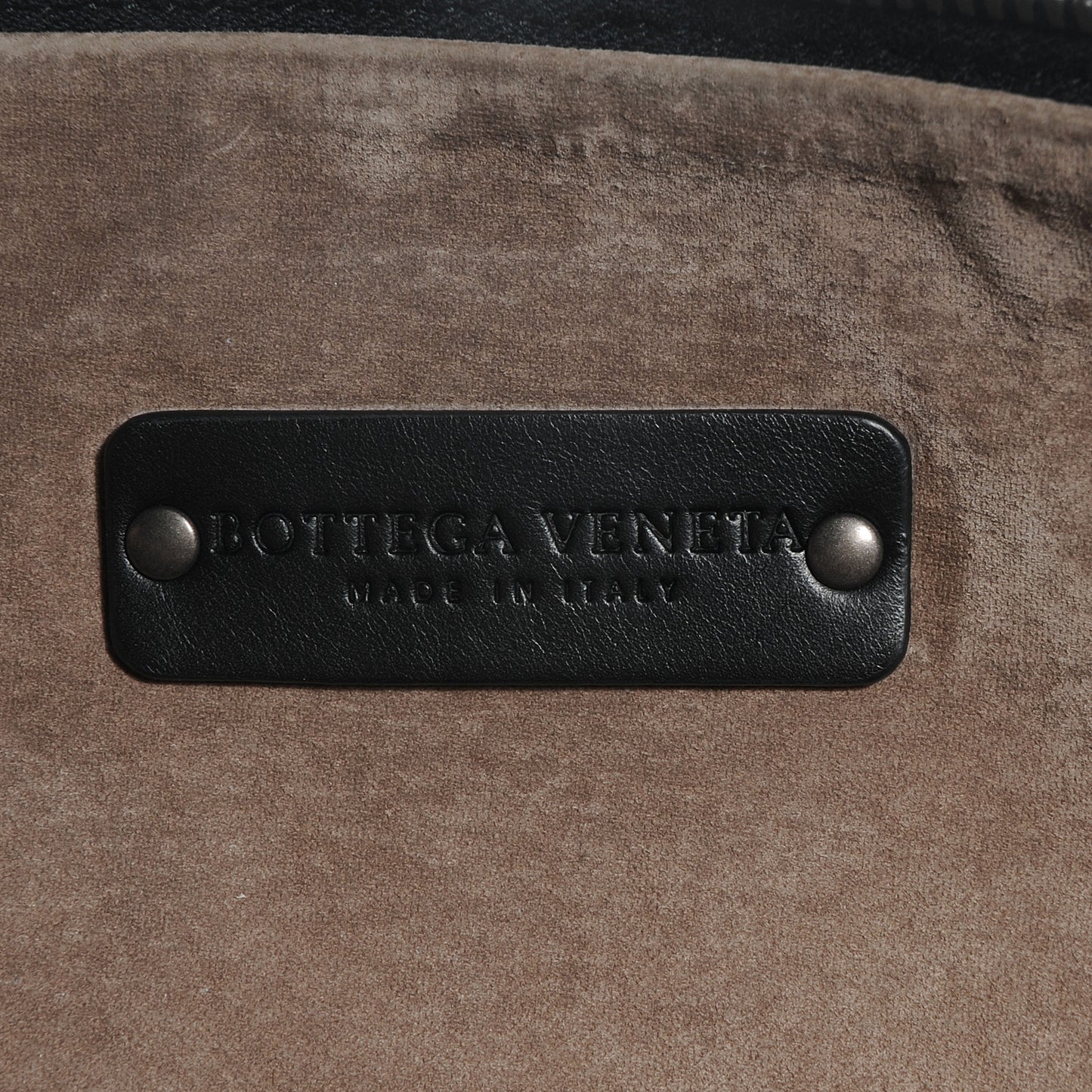 Leather Intrecciato Large Leggero Tote Nero Black