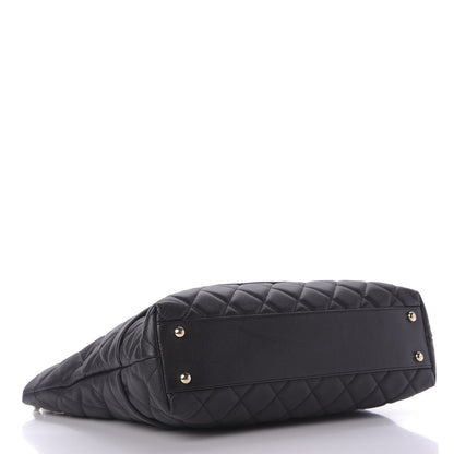 Chanel Caviar Quilted Rolled Up Tote Black 4 of 10