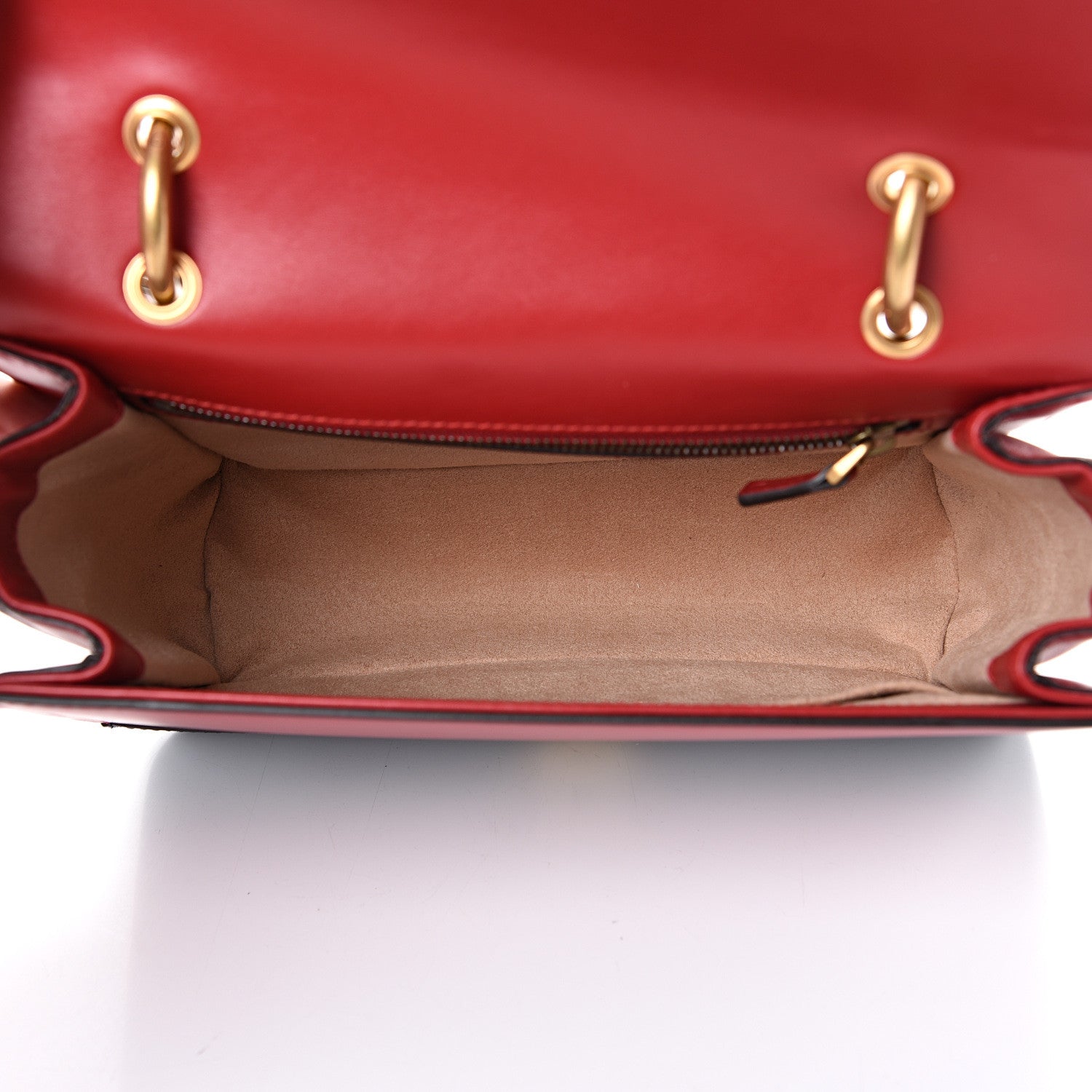 Gucci Calfskin Sylvie Web Queen Margaret Shoulder Bag Blue Agata Hibiscus Red Mystic White 4 of 11
