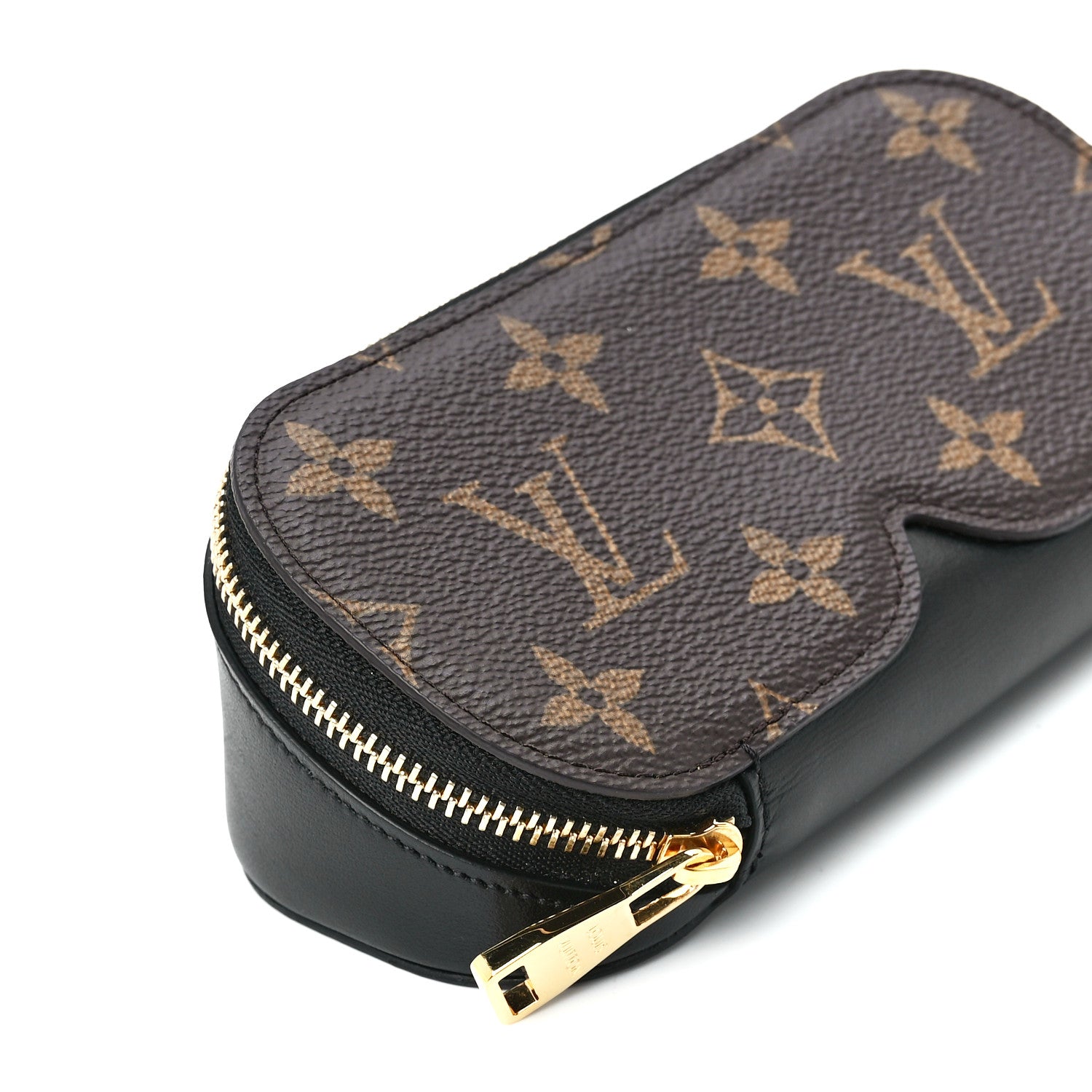 Louis Vuitton Monogram Emilie Zippered Sunglasses Case Black 9 of 10