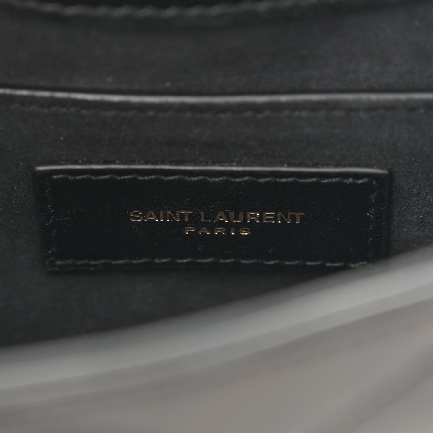 Saint Laurent Lambskin Quilted Le 57 Diamond Shoulder Bag Black 6 of 14