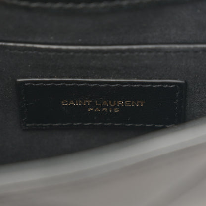 Saint Laurent Lambskin Quilted Le 57 Diamond Shoulder Bag Black 6 of 14