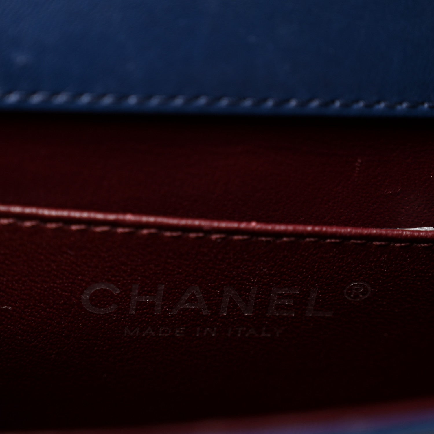 Chanel Lambskin Quilted Medium Crossing Times Flap Blue 6 of 13
