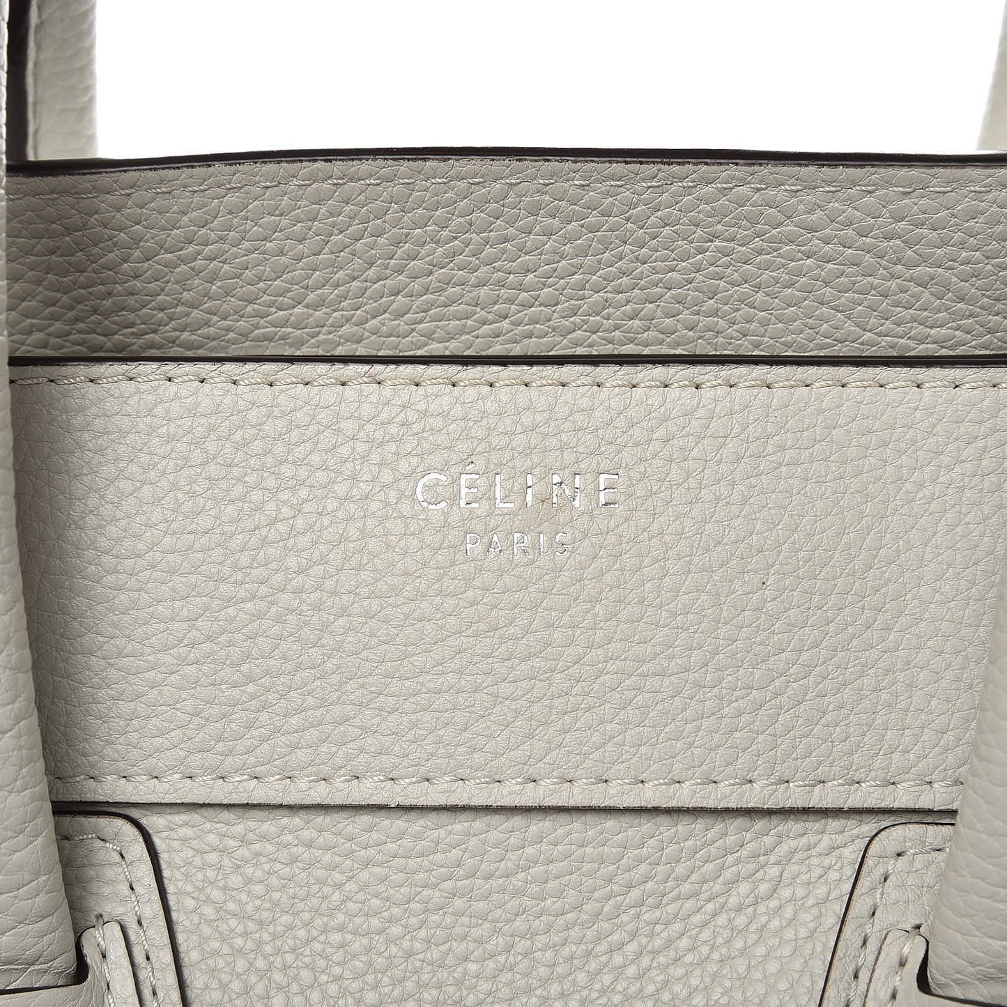 Drummed Calfskin Mini Luggage Lune